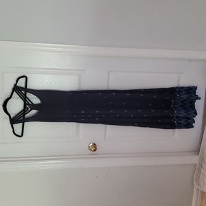 Navy Blue Boho Sundress